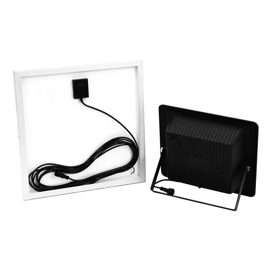 LED Dimmable solar floodlight LED/20W/6,4V 4000K IP65 10000 mAh + remote control