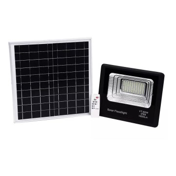 LED Dimmable solar floodlight LED/20W/6V 6000K IP65 + remote control