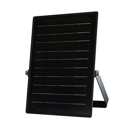 LED Dimmable solar floodlight with sensor LED/10W/3,7V 4000/6000K IP65 + remote control