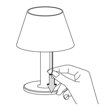 LED Dimmable solar lamp VIOLA LED/3,7V 1200 mAh IP44