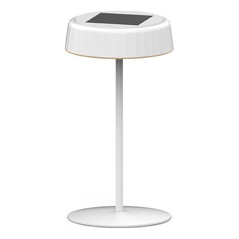 LED Dimmable solar rechargeable table lamp VIVIEN LED/3W/5V 2700K 1600 mAh IP54 white