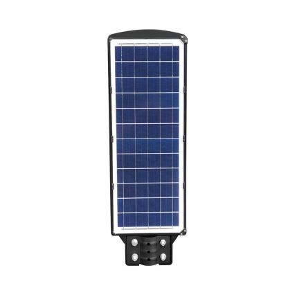 LED Dimmable solar street lamp with motion and dusk sensor LED/12W/3,2V 6000K IP65 10000 mAh black + remote control
