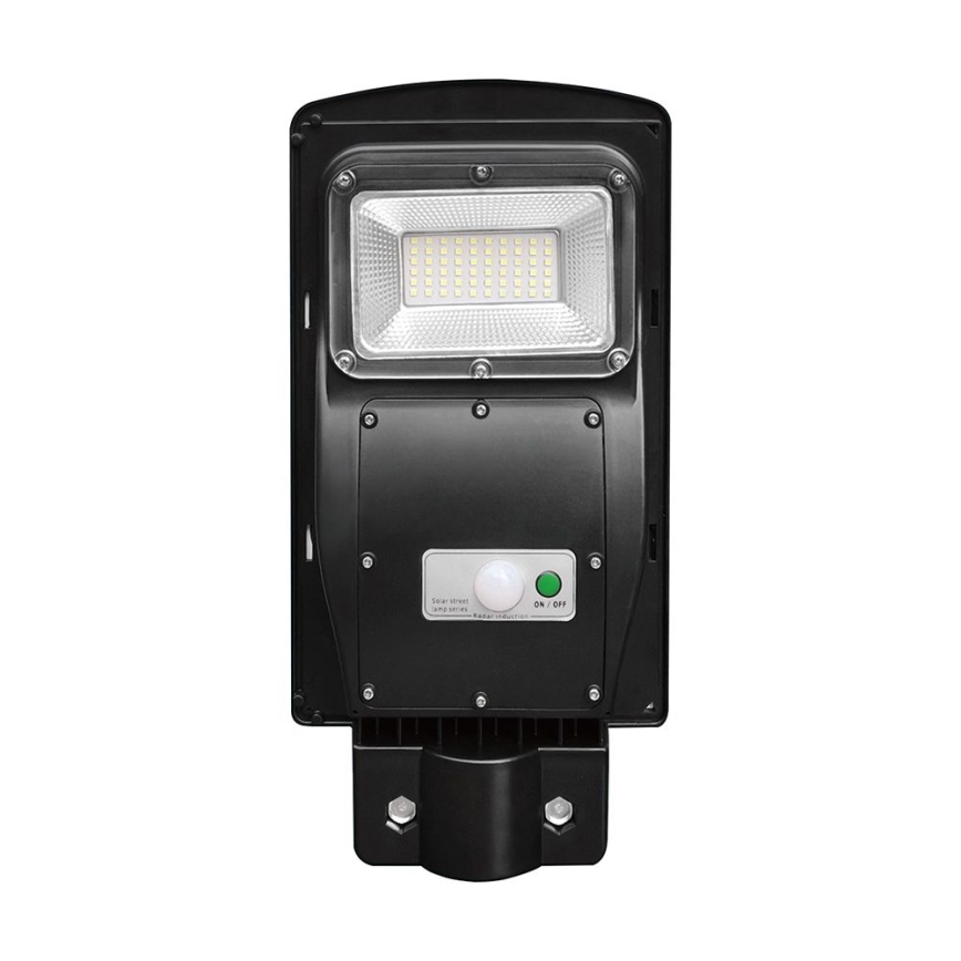 LED Dimmable solar street lamp with motion and dusk sensor LED/6W/3,2V 6000K IP65 5000 mAh black + remote control