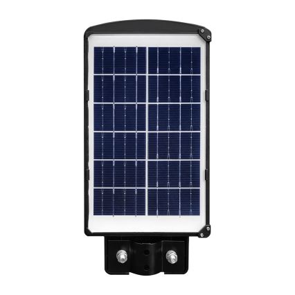 LED Dimmable solar street lamp with motion and dusk sensor LED/6W/3,2V 6000K IP65 5000 mAh black + remote control