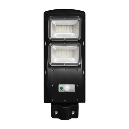 LED Dimmable solar street lamp with motion and dusk sensor LED/8W/3,2V 6000K IP65 9000 mAh black + remote control
