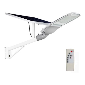 LED Dimmable solar street lamp SAMSUNG CHIP LED/50W/6,4V 4000K IP65 + remote control