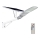 LED Dimmable solar street lamp SAMSUNG CHIP LED/50W/6,4V 6000K IP65 + remote control