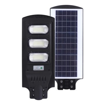LED Dimmable solar street lamp with motion and dusk sensor URBI LED/8W/3,2V 6500K IP54 + remote control