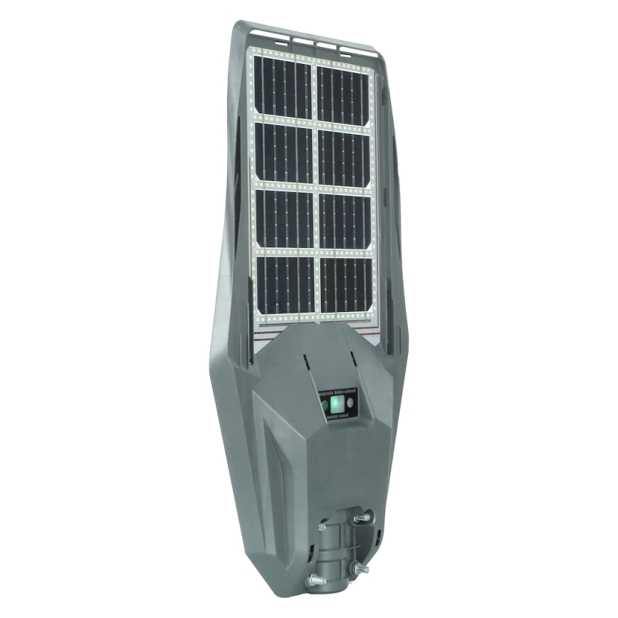LED Dimmable solar street lamp with sensor KERS LED/300W/3,2V 6500K 8000 mAh IP65 grey + remote control
