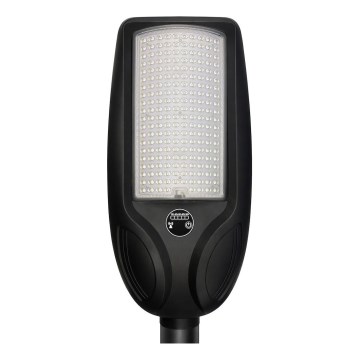 LED Dimmable Solar Street Light with Sensor VENICE LED/200W/3.2V 12000 mAh IP65 Black + Remote Control