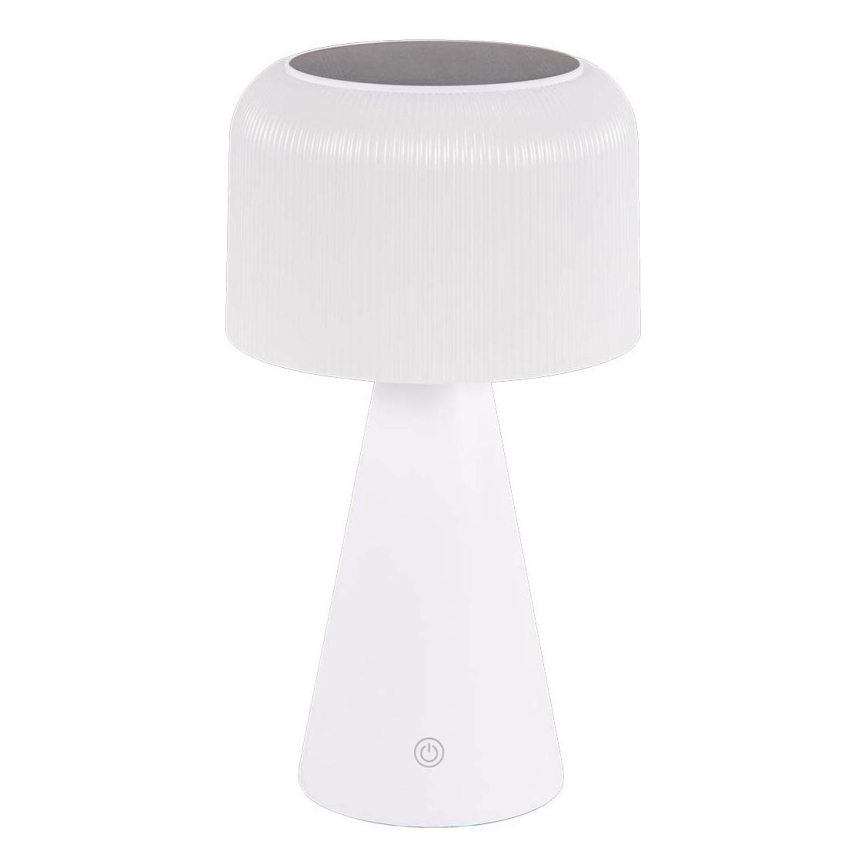 LED Dimmable solar touch table lamp LIMA LED/3,7V 1800 mAh 3000/4000/5000K IP44 white