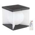 LED Dimmable solar wall light LED/3W/3,7V IP65 3000K 2600 mAh + remote control