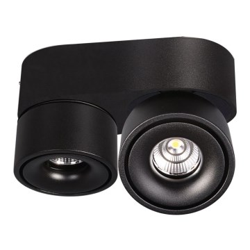 LED Dimmable spotlight LAHTI MINI 2xLED/9W/230V 3000K CRI 90 black
