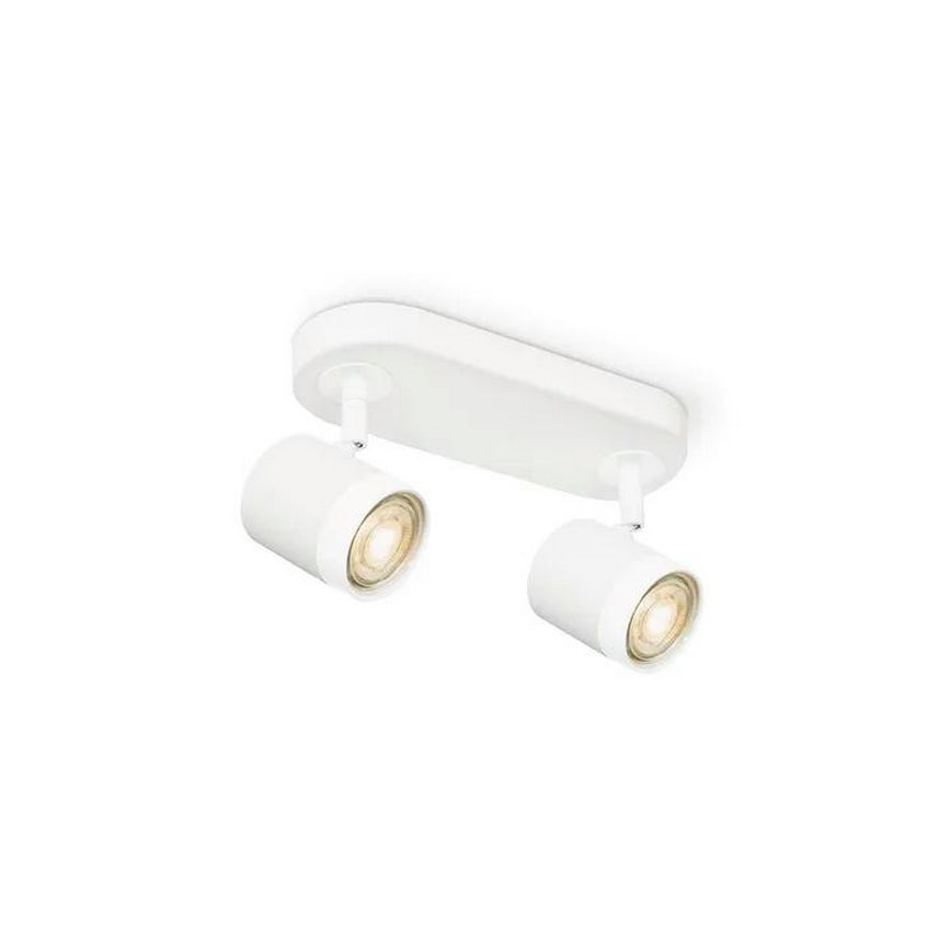 LED Dimmable spotlight MANU 2xGU10/5,8W/230V white