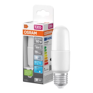 LED Dimmable STICK Bulb E27/8,5W/230V 4000K - Osram