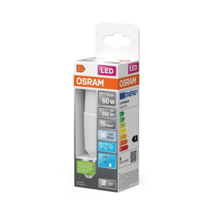 LED Dimmable STICK Bulb E27/8,5W/230V 4000K - Osram