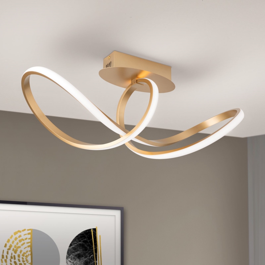 LED Dimmable surface-mounted chandelier CIRCUS LED/30W/230V gold