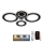 LED Dimmable surface-mounted chandelier LED/100W/230V 3000-6500K + remote control