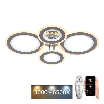LED Dimmable surface-mounted chandelier LED/100W/230V 3000-6500K + remote control