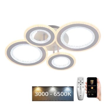 LED Dimmable surface-mounted chandelier LED/100W/230V 3000-6500K + remote control