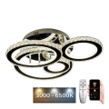 LED Dimmable surface-mounted chandelier LED/120W/230V 3000-6500K + remote control