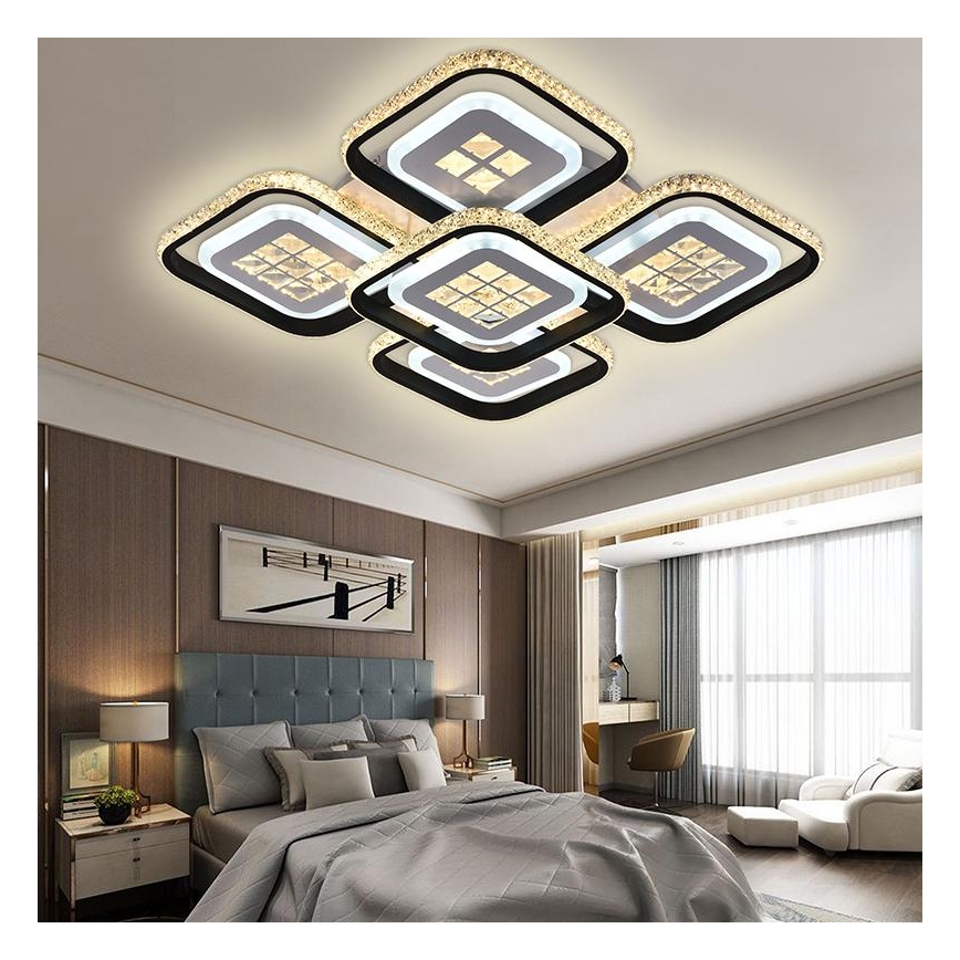 LED Dimmable surface-mounted chandelier LED/180W/230V 3000-6500K + remote control