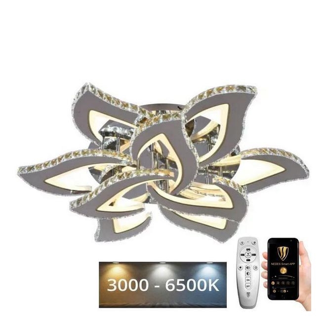 LED Dimmable surface-mounted chandelier LED/180W/230V 3000-6500K + remote control