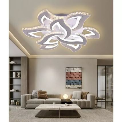 LED Dimmable surface-mounted chandelier LED/180W/230V 3000-6500K + remote control