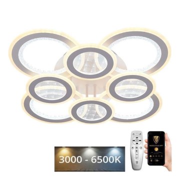 LED Dimmable surface-mounted chandelier LED/200W/230V 3000-6500K + remote control