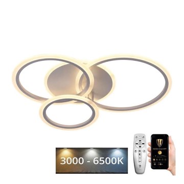 LED Dimmable surface-mounted chandelier LED/40W/230V 3000-6500K white + remote control