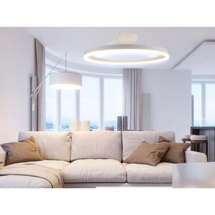 LED Dimmable surface-mounted chandelier LED/40W/230V 3000-6500K white + remote control