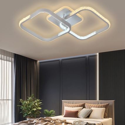 LED Dimmable surface-mounted chandelier LED/55W/230V 3000-6500K + remote control