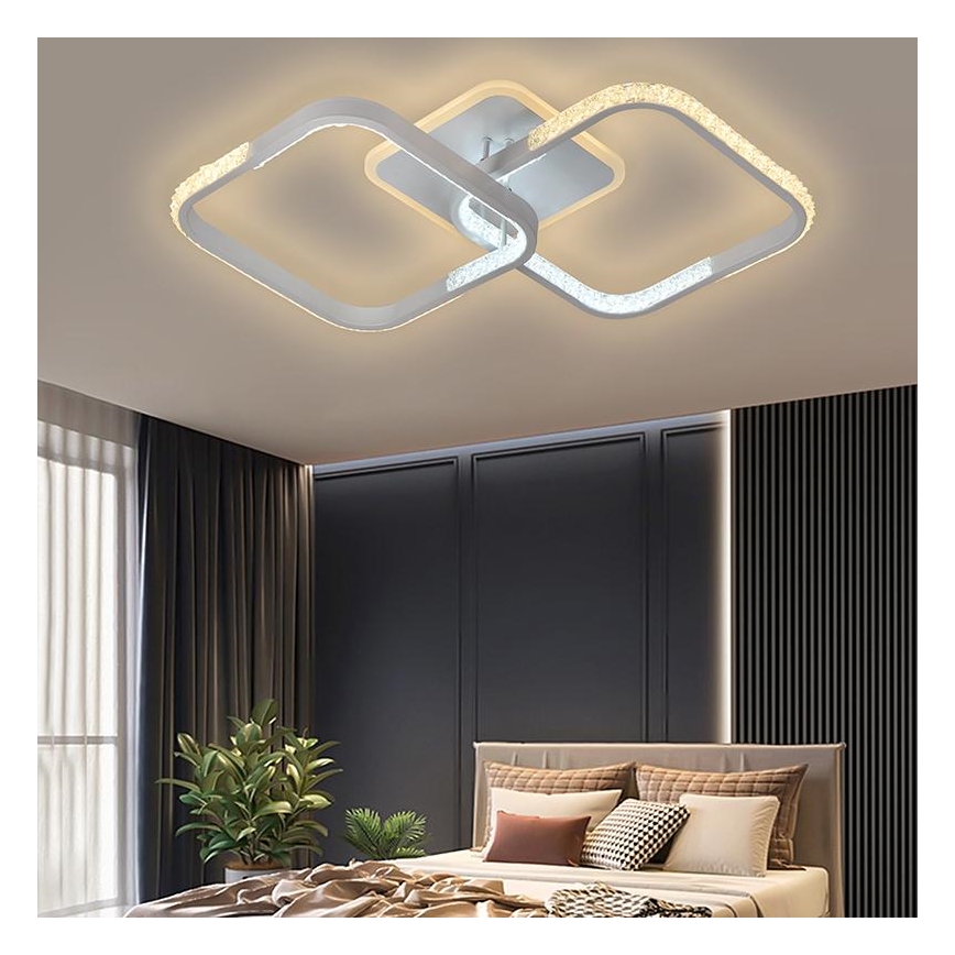 LED Dimmable surface-mounted chandelier LED/55W/230V 3000-6500K + remote control