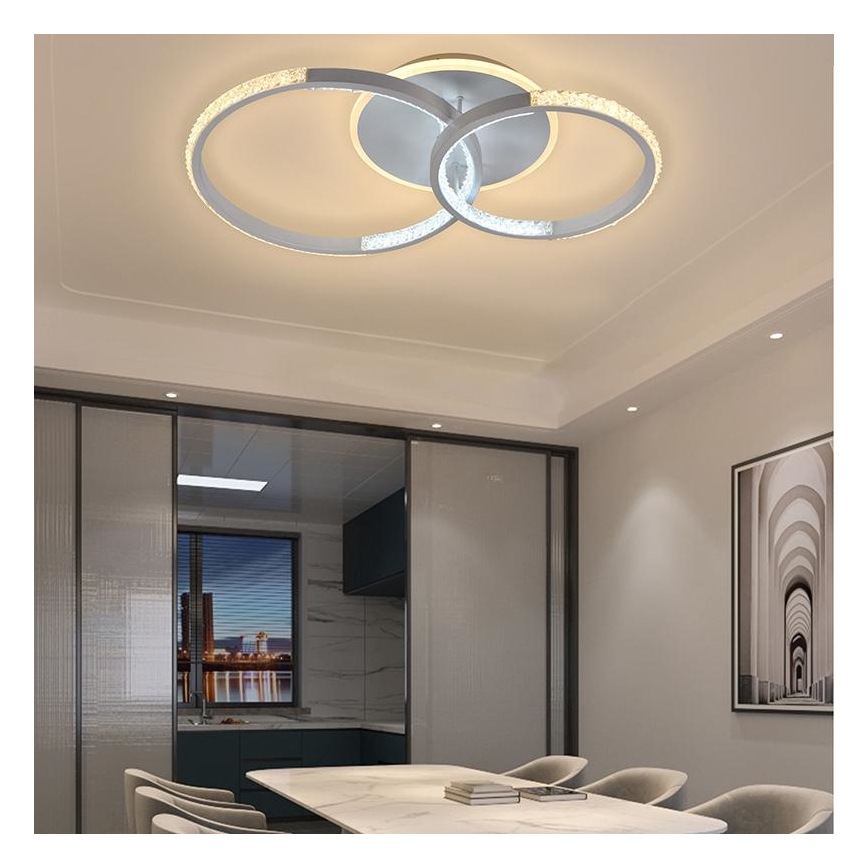 LED Dimmable surface-mounted chandelier LED/55W/230V 3000-6500K + remote control