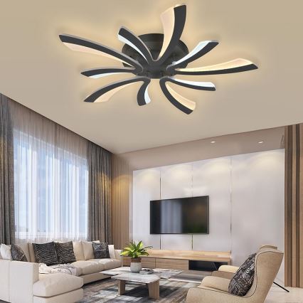 LED Dimmable surface-mounted chandelier LED/55W/230V 3000-6500K + remote control