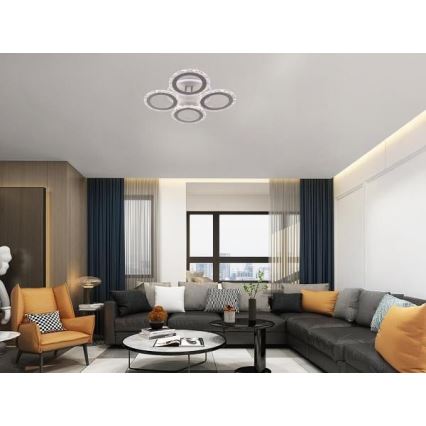 LED Dimmable surface-mounted chandelier LED/55W/230V 3000-6500K + remote control