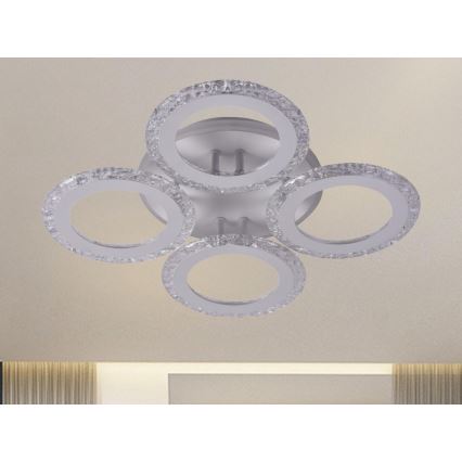 LED Dimmable surface-mounted chandelier LED/55W/230V 3000-6500K + remote control