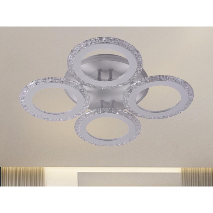 LED Dimmable surface-mounted chandelier LED/55W/230V 3000-6500K + remote control