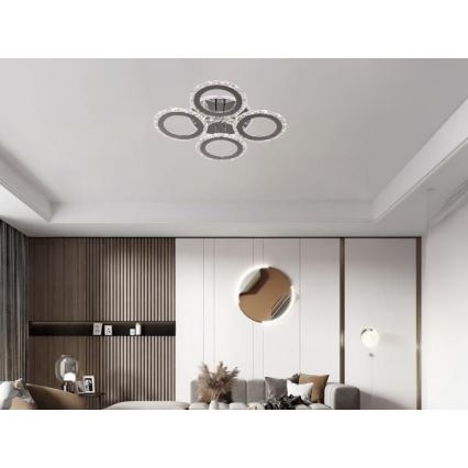 LED Dimmable surface-mounted chandelier LED/55W/230V 3000-6500K + remote control