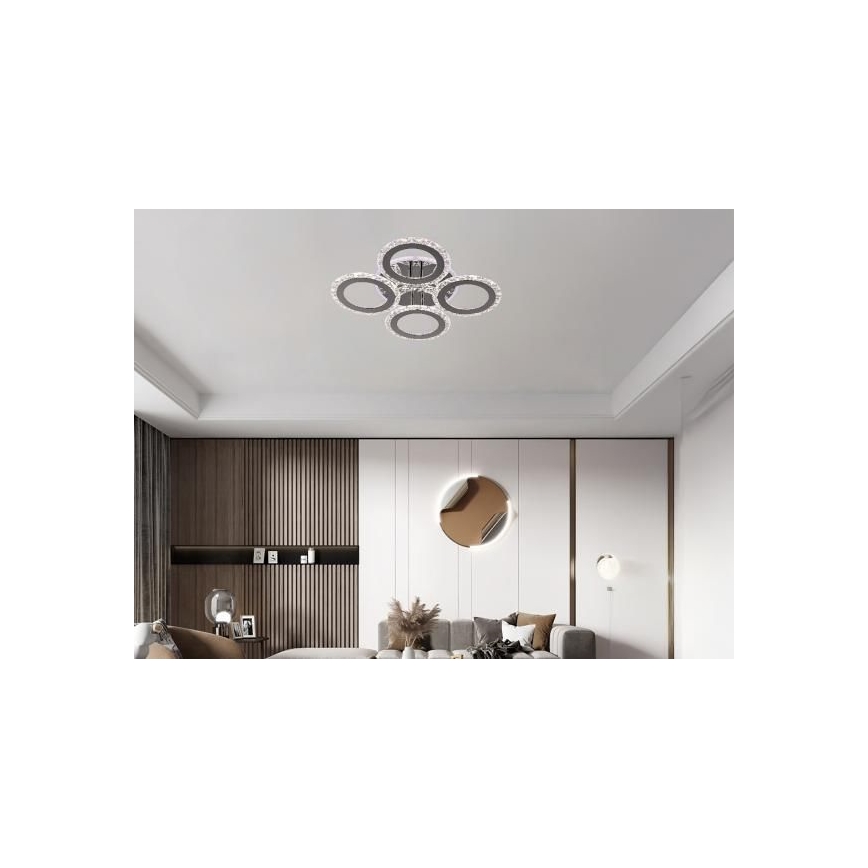 LED Dimmable surface-mounted chandelier LED/55W/230V 3000-6500K + remote control