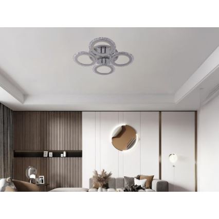 LED Dimmable surface-mounted chandelier LED/55W/230V 3000-6500K + remote control