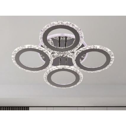 LED Dimmable surface-mounted chandelier LED/55W/230V 3000-6500K + remote control