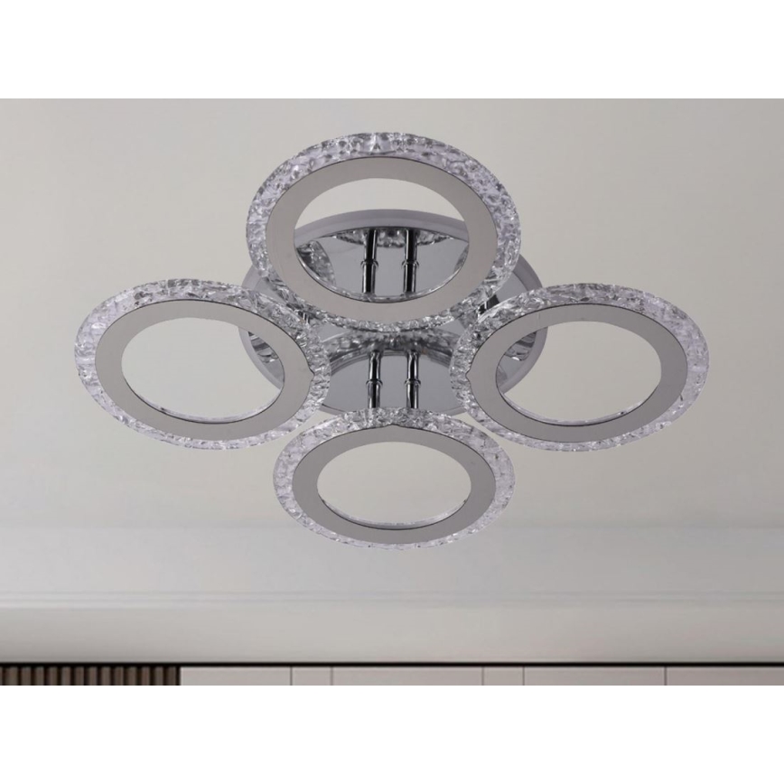 LED Dimmable surface-mounted chandelier LED/55W/230V 3000-6500K + remote control