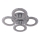 LED Dimmable surface-mounted chandelier LED/55W/230V 3000-6500K + remote control