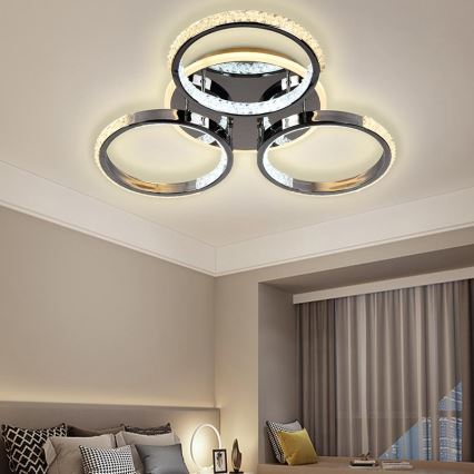 LED Dimmable surface-mounted chandelier LED/60W/230V 3000-6500K + remote control
