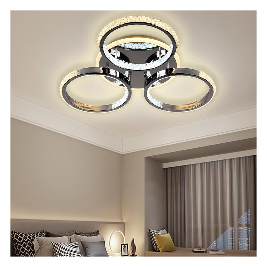 LED Dimmable surface-mounted chandelier LED/60W/230V 3000-6500K + remote control