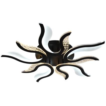 LED Dimmable surface-mounted chandelier LED/65W/230V 3000-6500K black + remote control