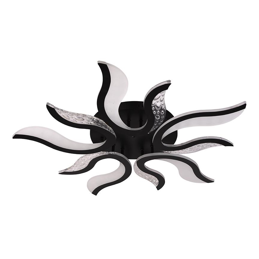 LED Dimmable surface-mounted chandelier LED/65W/230V 3000-6500K black + remote control