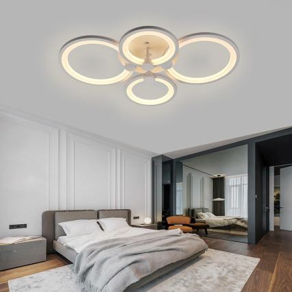 LED Dimmable surface-mounted chandelier LED/65W/230V 3000-6500K + remote control
