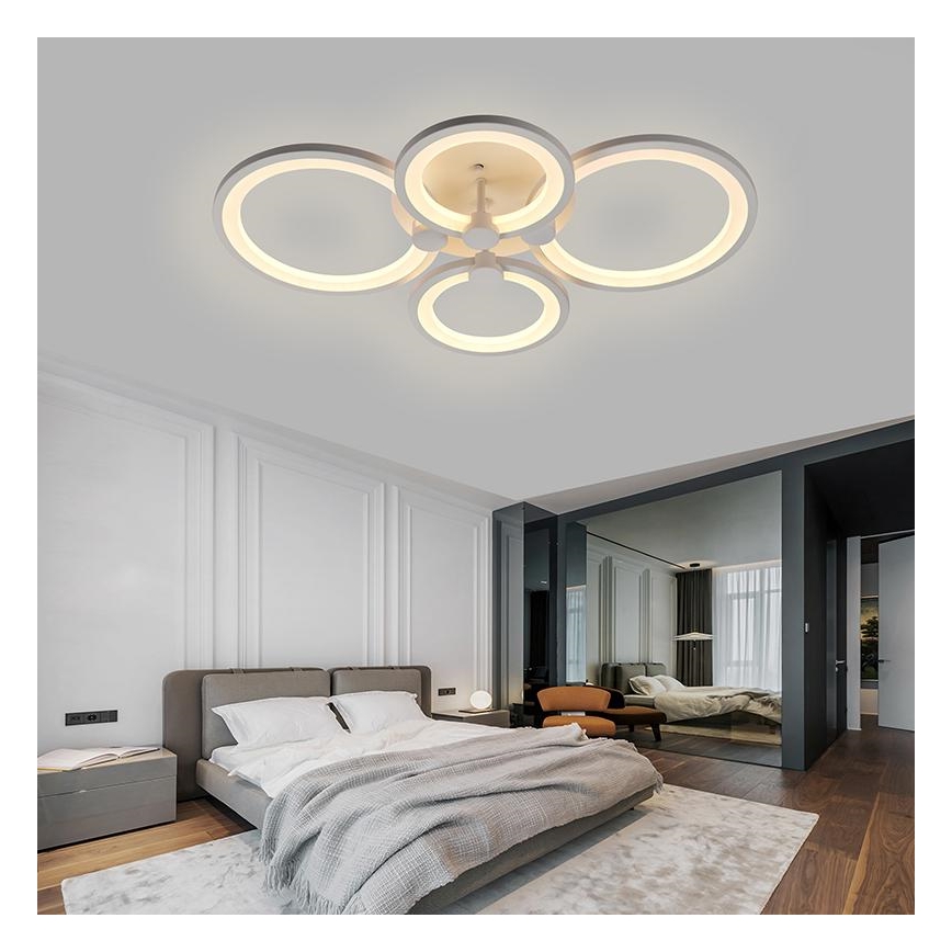 LED Dimmable surface-mounted chandelier LED/65W/230V 3000-6500K + remote control